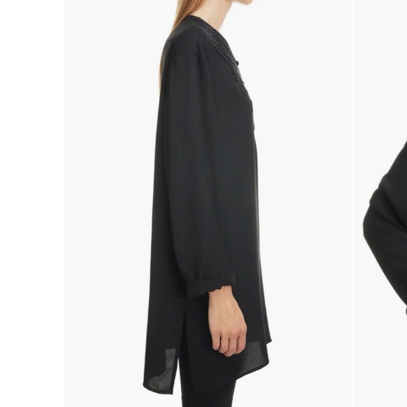 Embroidered Voile Tunic Saint Laurent - Picture 6 of 16